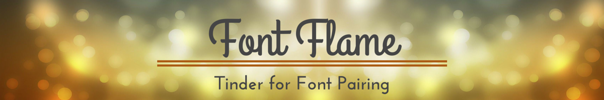 Font Flame Header